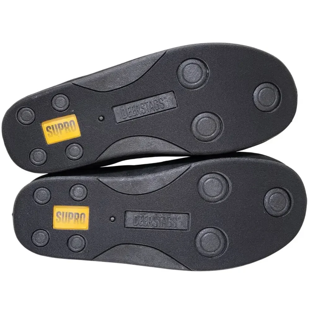 Deer Stags Men Wherever Slip On Mule Slippers Size US 10W Midnight Black MCSD